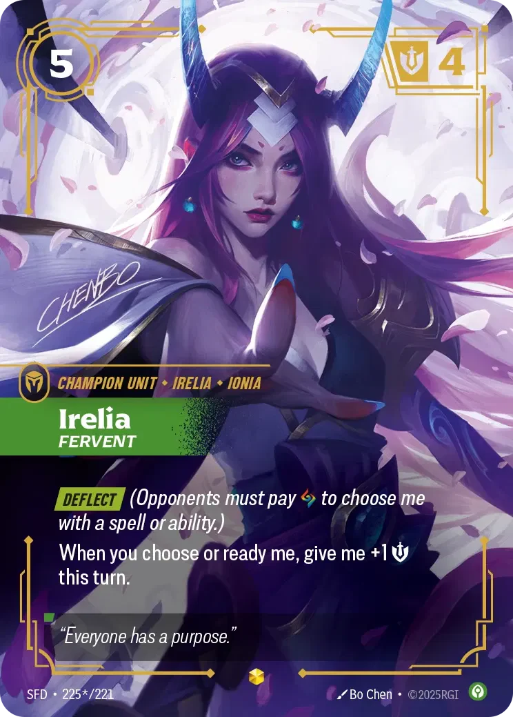 Irelia - Fervent (Signature) - 225*/221 (SFD) Showcase