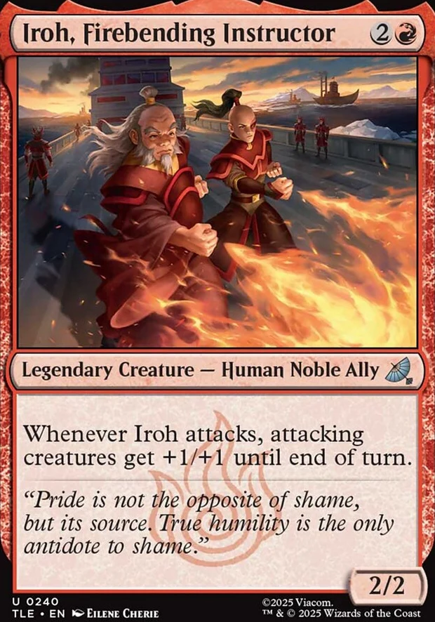 Iroh, Firebending Instructor [ #0240 ] (TLE-U)
