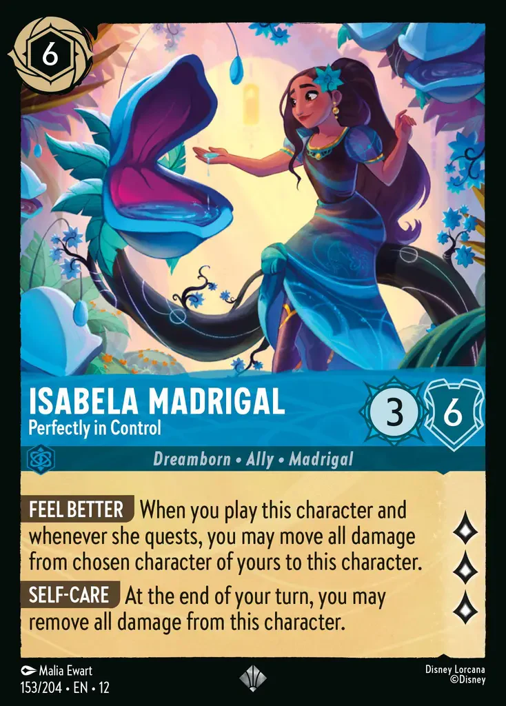 Isabela Madrigal - Perfectly in Control (Wilds Unknown - 153/204) Super Rare