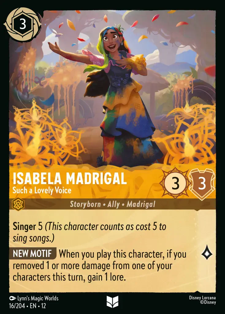 Isabela Madrigal - Such a Lovely Voice (Wilds Unknown - 016/204) Uncommon