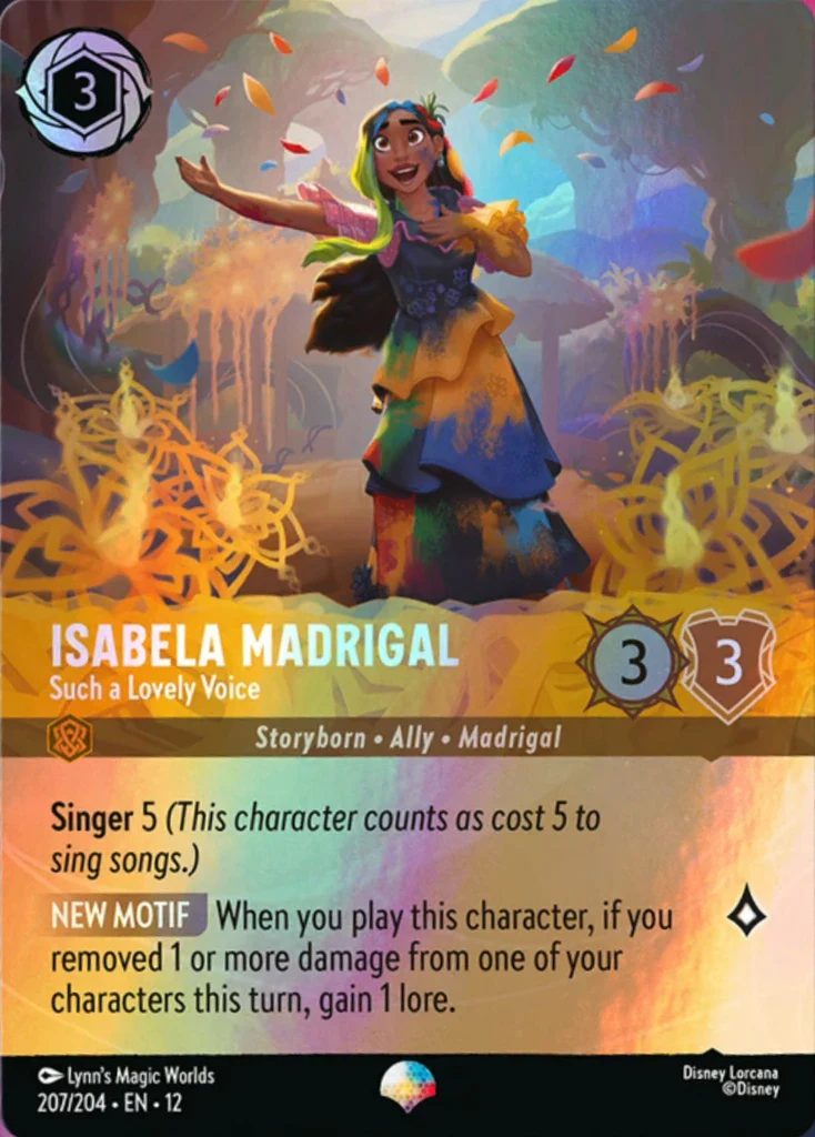 Isabela Madrigal - Such a Lovely Voice (Wilds Unknown - 207/204) Epic