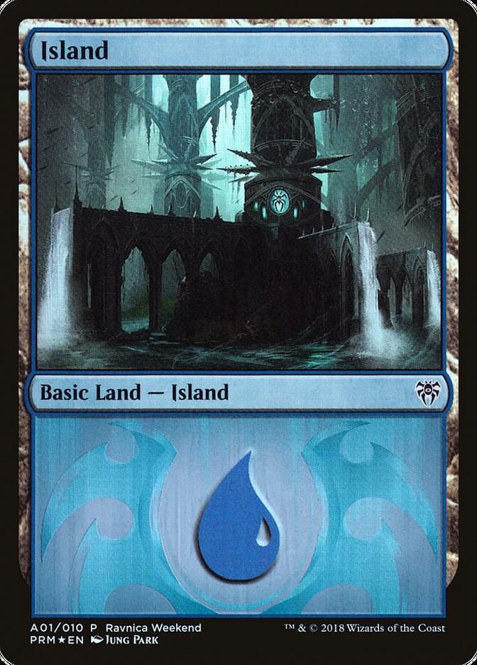 Island (Dimir) [ #A01 ] (LARP-P) Foil Near Mint