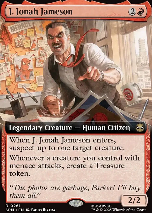 J. Jonah Jameson [ #0261 Extended Art ] (SPM-R) - Image 2