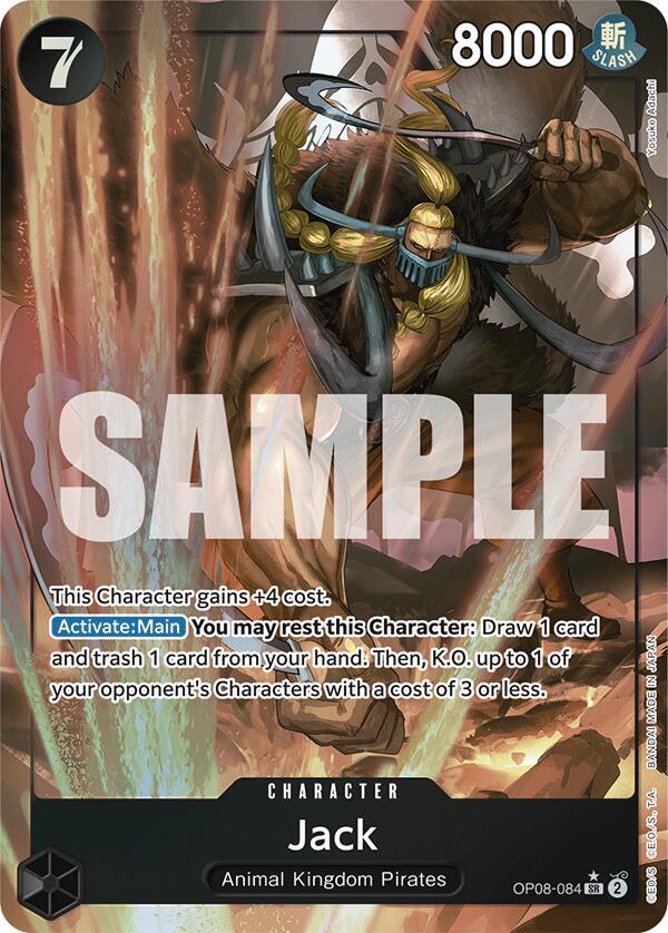 Jack (Parallel) (OP-08-084 SR) Near mint