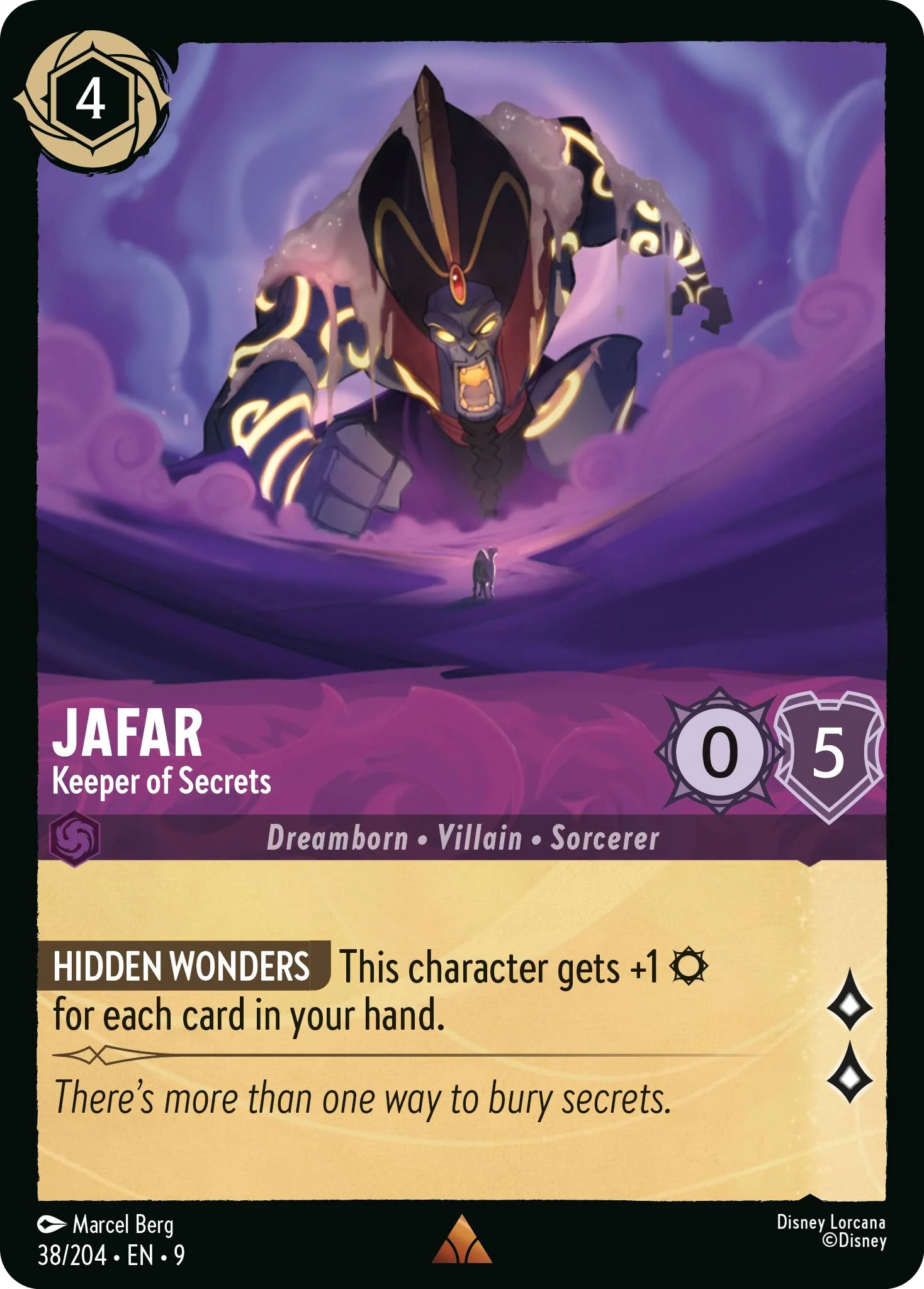 Jafar - Keeper of Secrets (Fabled - 038/204)  Rare