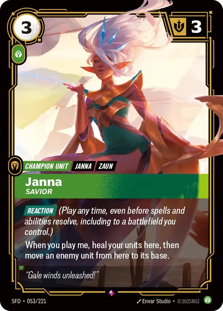 Janna - Savior - 053/221 (SFD) Rare