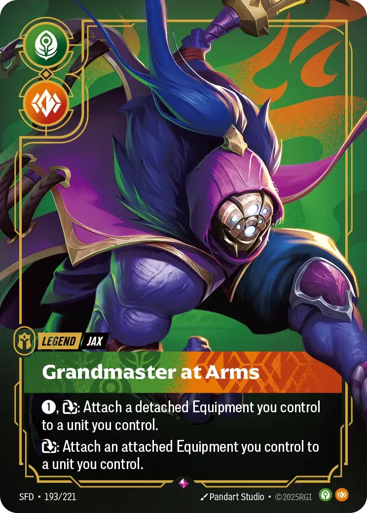 Jax - Grandmaster At Arms - 193/221 (SFD) Rare