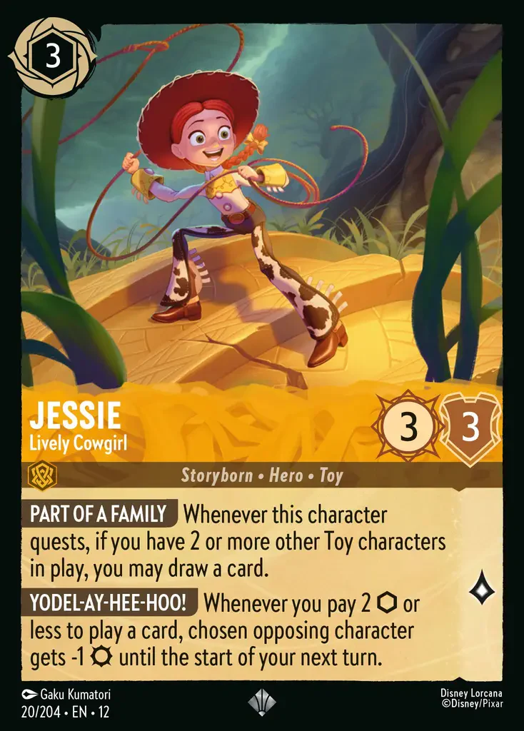 Jessie - Lively Cowgirl (Wilds Unknown - 020/204) Super Rare