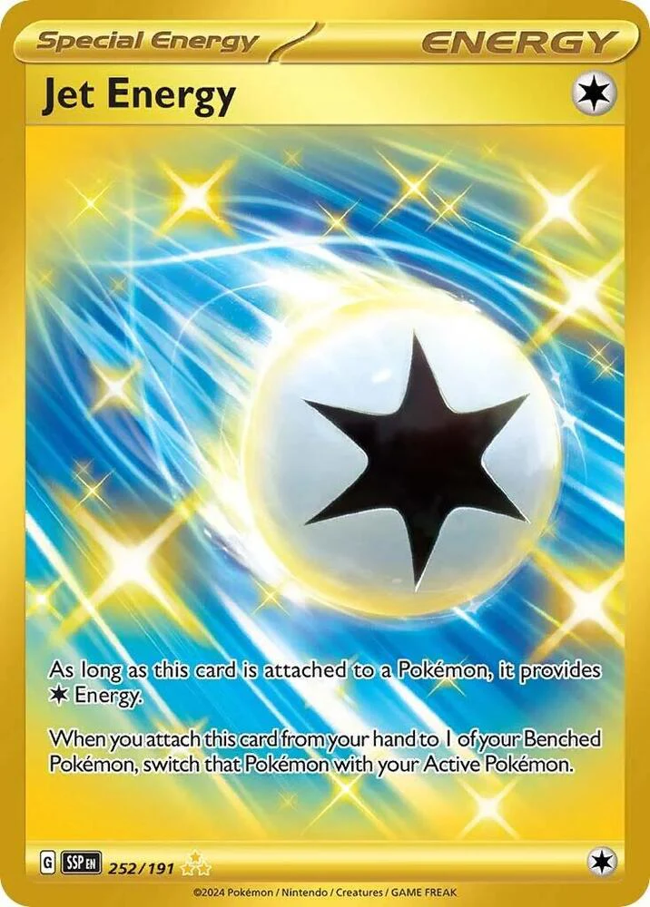 Jet Energy - 252/191 (SSP) Hyper Rare - Light Play Holofoil