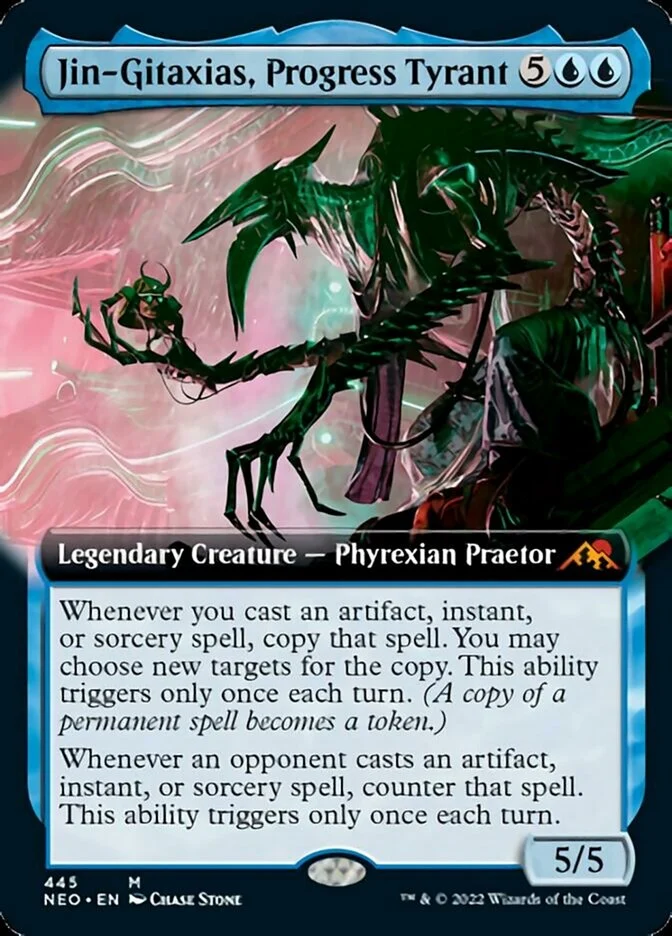 Jin-Gitaxias, Progress Tyrant [ #445 Extended Art ] (NEO-M)