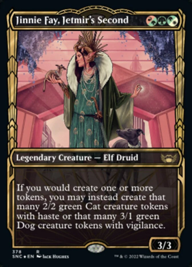 Jinnie Fay, Jetmir's Second [ #378 Gilded Foil ] (SNC-R)