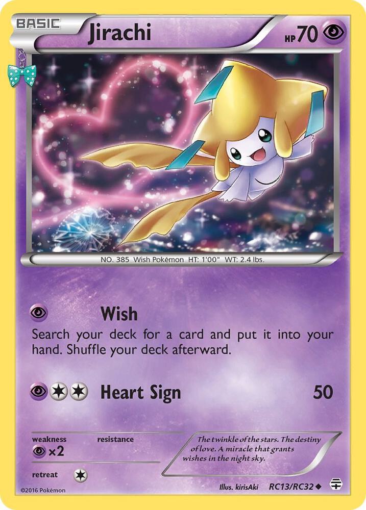 Jirachi - RC13/RC32 (GEN:RC) Uncommon - Light Play Holofoil