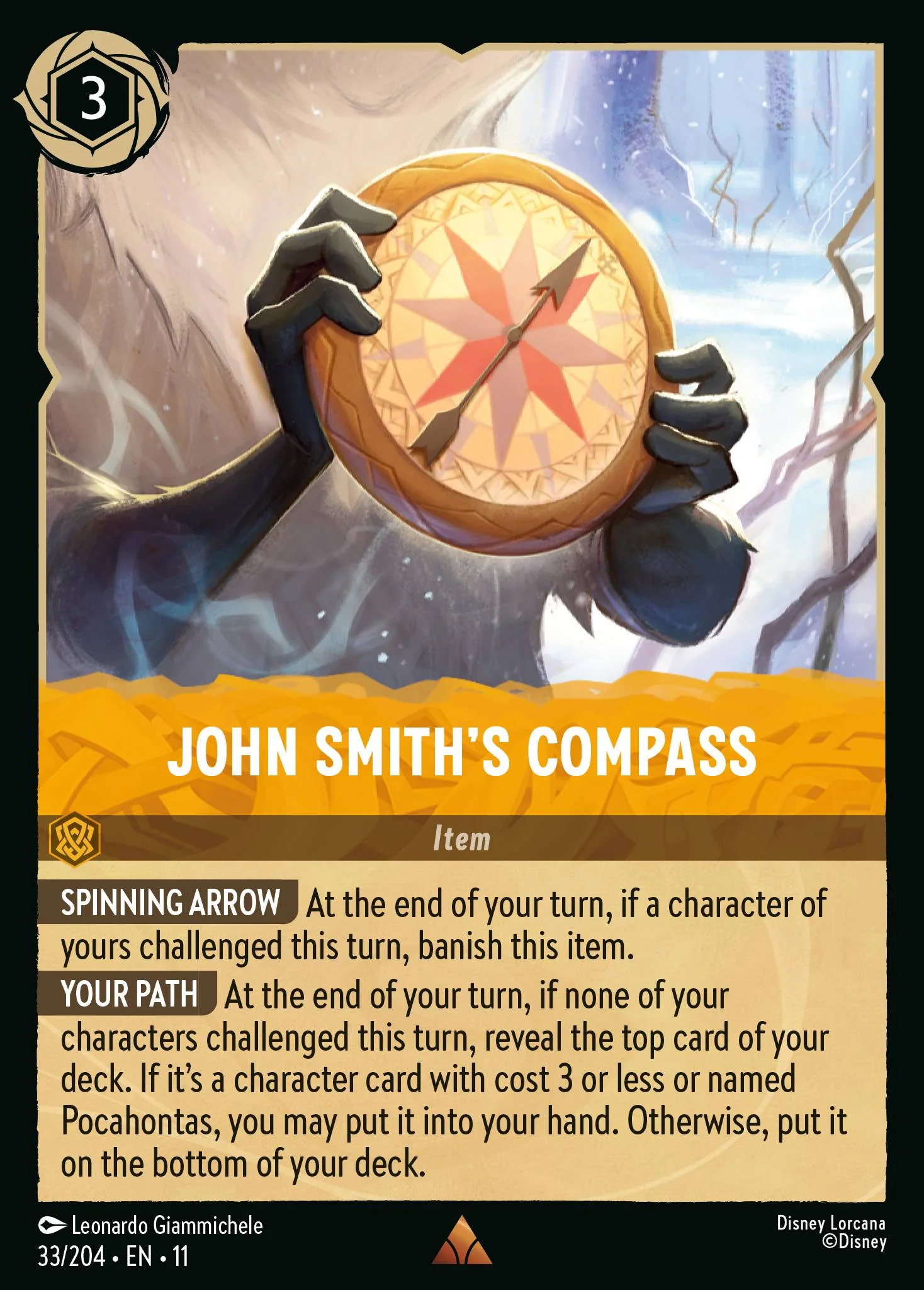 John Smith's Compass (033/204 - Winterspell)  Rare