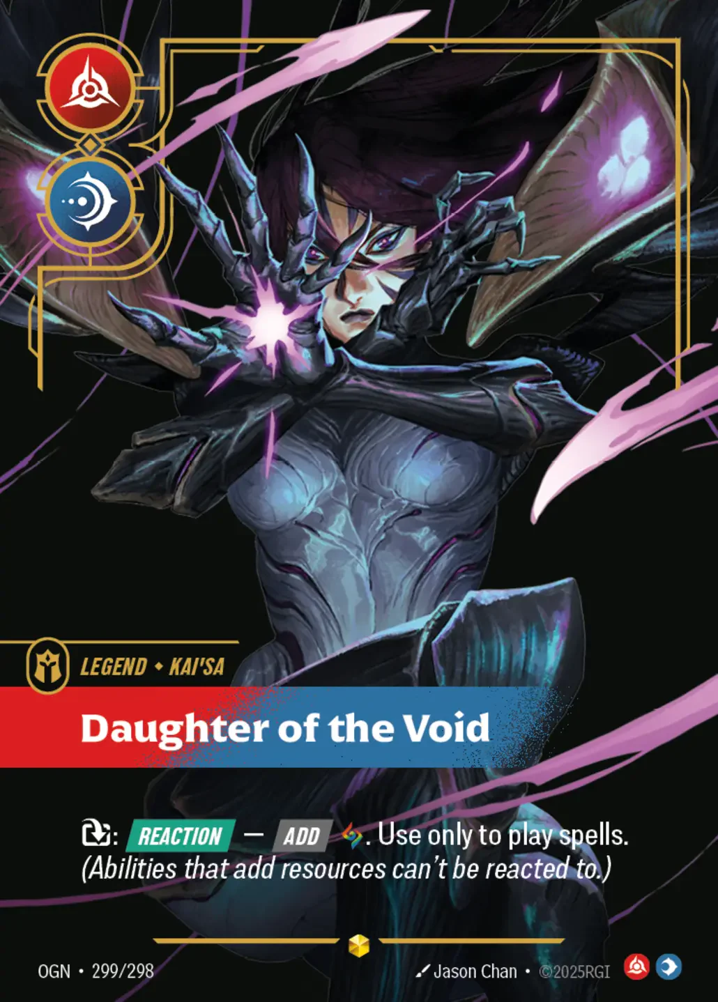 Kai'Sa - Daughter of the Void (Overnumbered) - 299/298 (OGN) Showcase