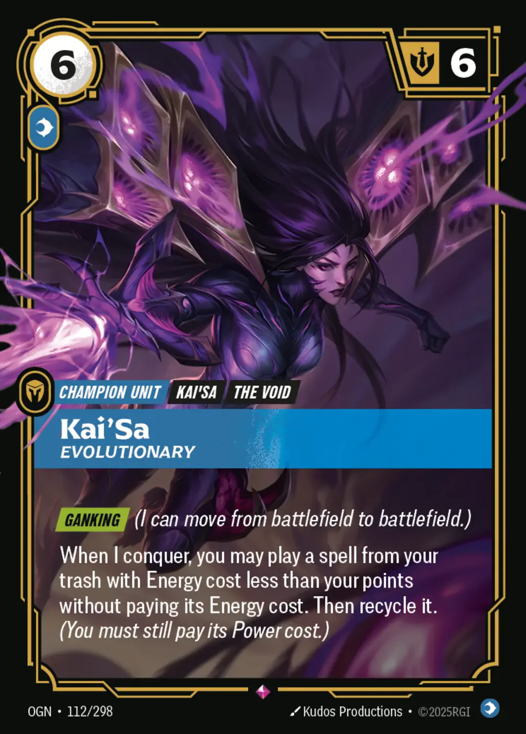 Kai'Sa - Evolutionary - 112/298 (OGN) Rare