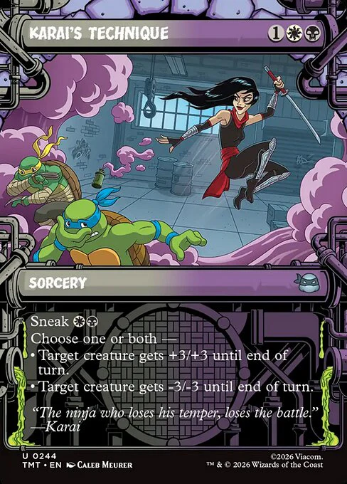 Karai's Technique [ #0244 Sewer Frame Showcase ] (TMT-U)