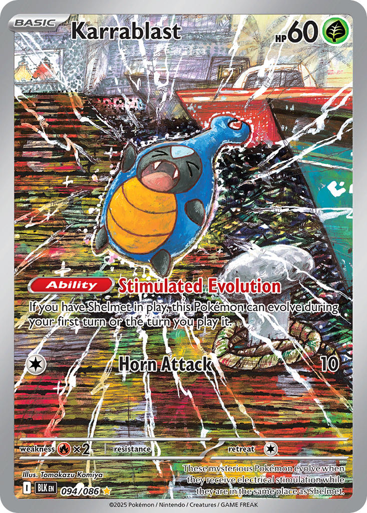 Karrablast - 094/086 (BLK) Illustration Rare