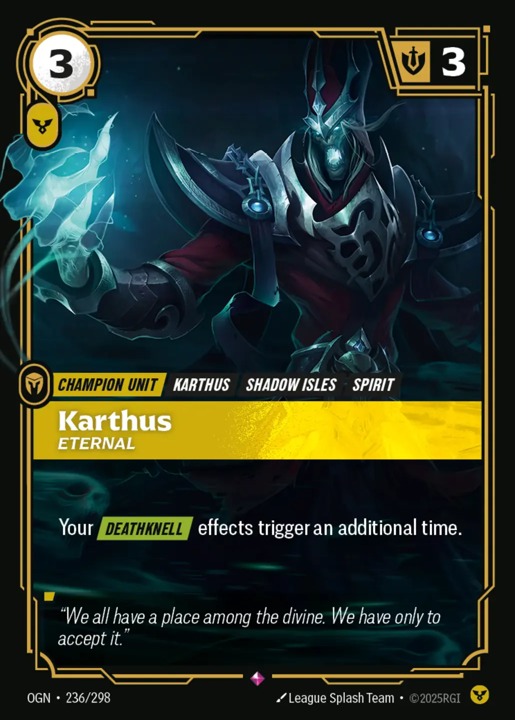 Karthus - Eternal - 236/298 (OGN) Rare