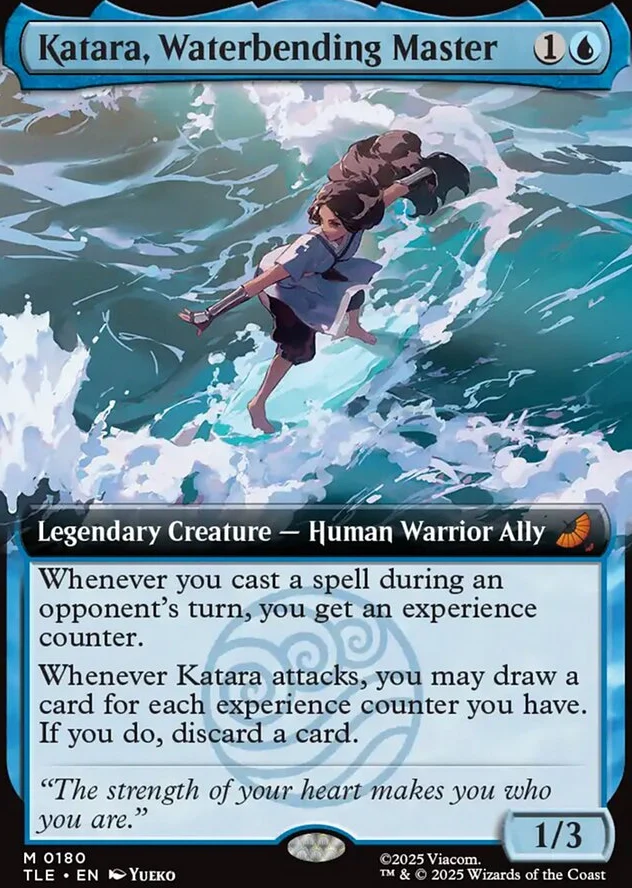 Katara, Waterbending Master [ #0180 Extended Art ] (TLE-M) - Image 2