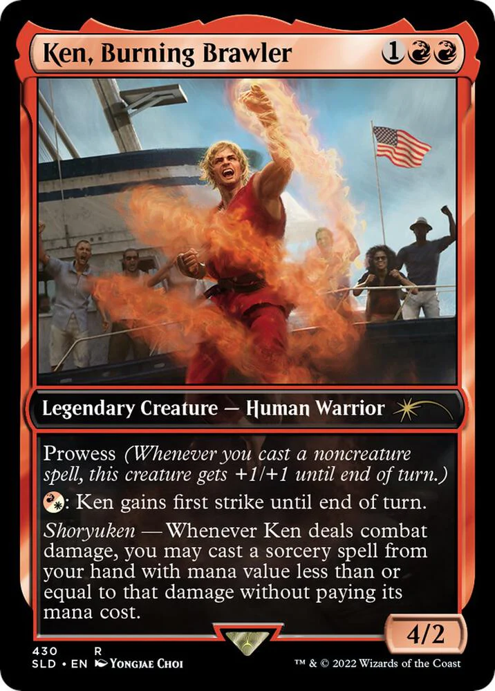 Ken, Burning Brawler [#430] (SLD-R)