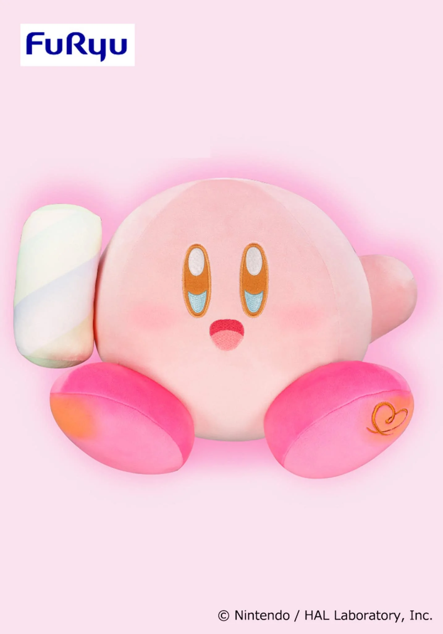 Kirby BIG Plush Toy (Kirby with Marshmallow) 16.5″
