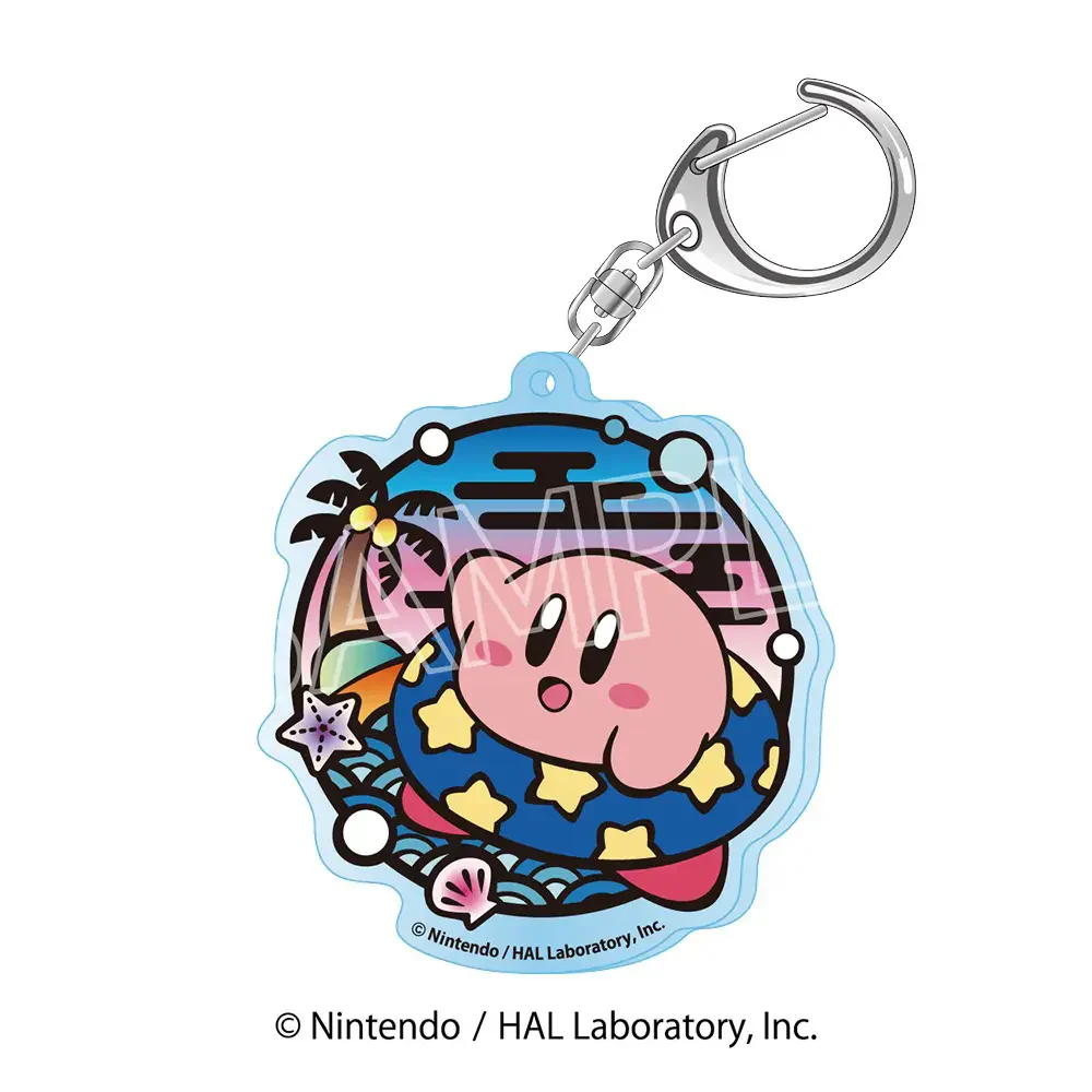 Kirby of the Stars: Paper Cutout Series Acrylic Key Holder - - Image 2