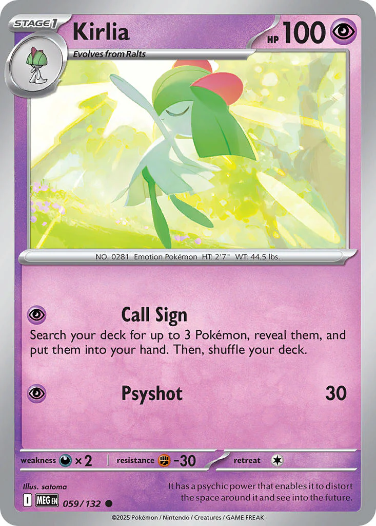 Kirlia - 059/132 (MEG) Common
