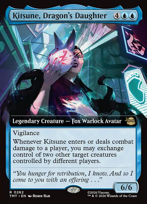 Kitsune, Dragon's Daughter [ #0262 Extended Art ] (TMT-R) - Image 2