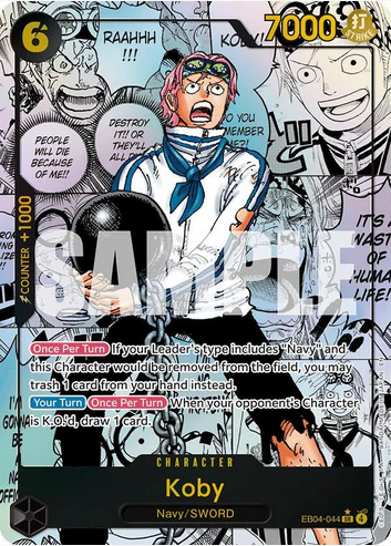 Koby (EB04-044 SR) Alternate Art Manga