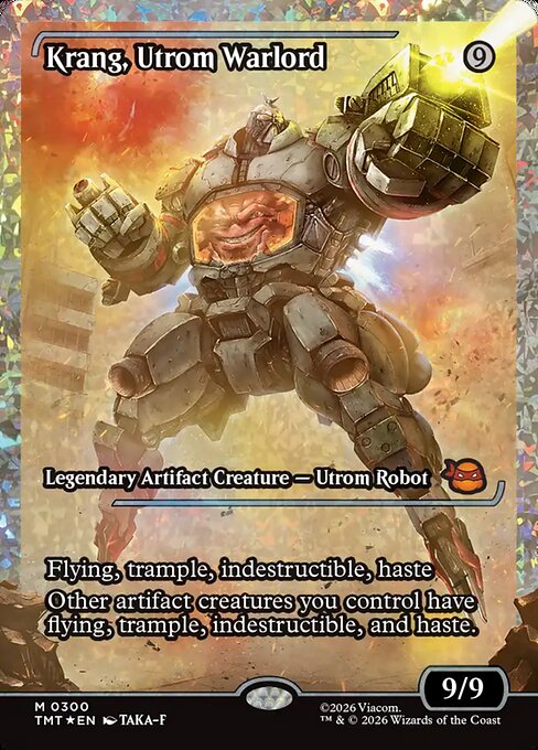 Krang, Utrom Warlord [ #0300 Fracture Foil Japan Showcase ] (TMT-M)