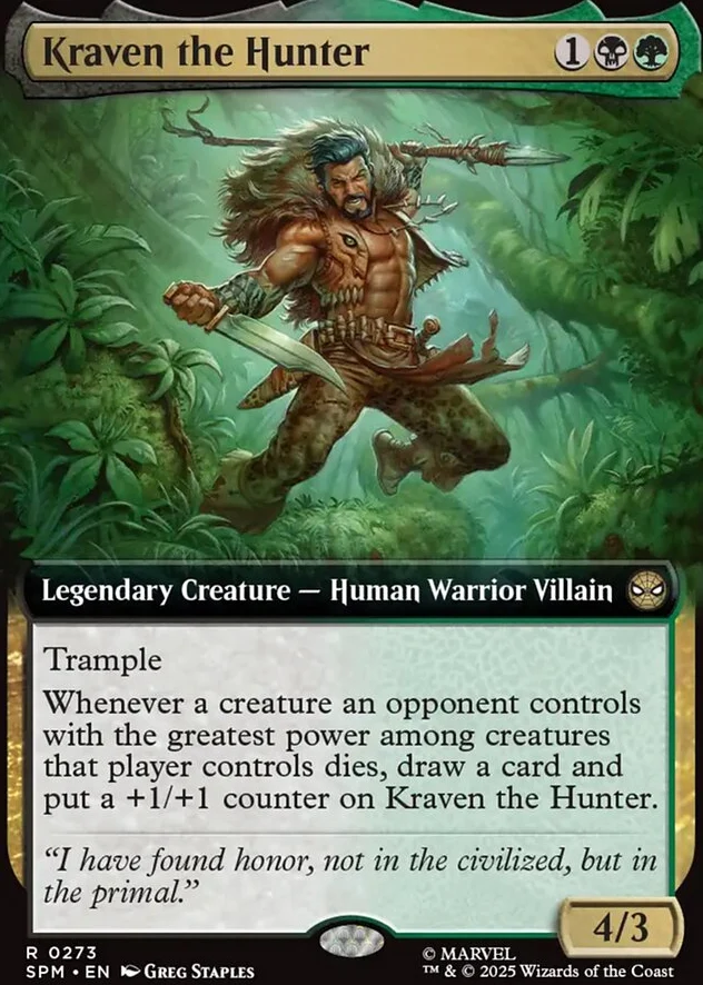 Kraven the Hunter [ #0273 Extended Art ] (SPM-R) - Image 2