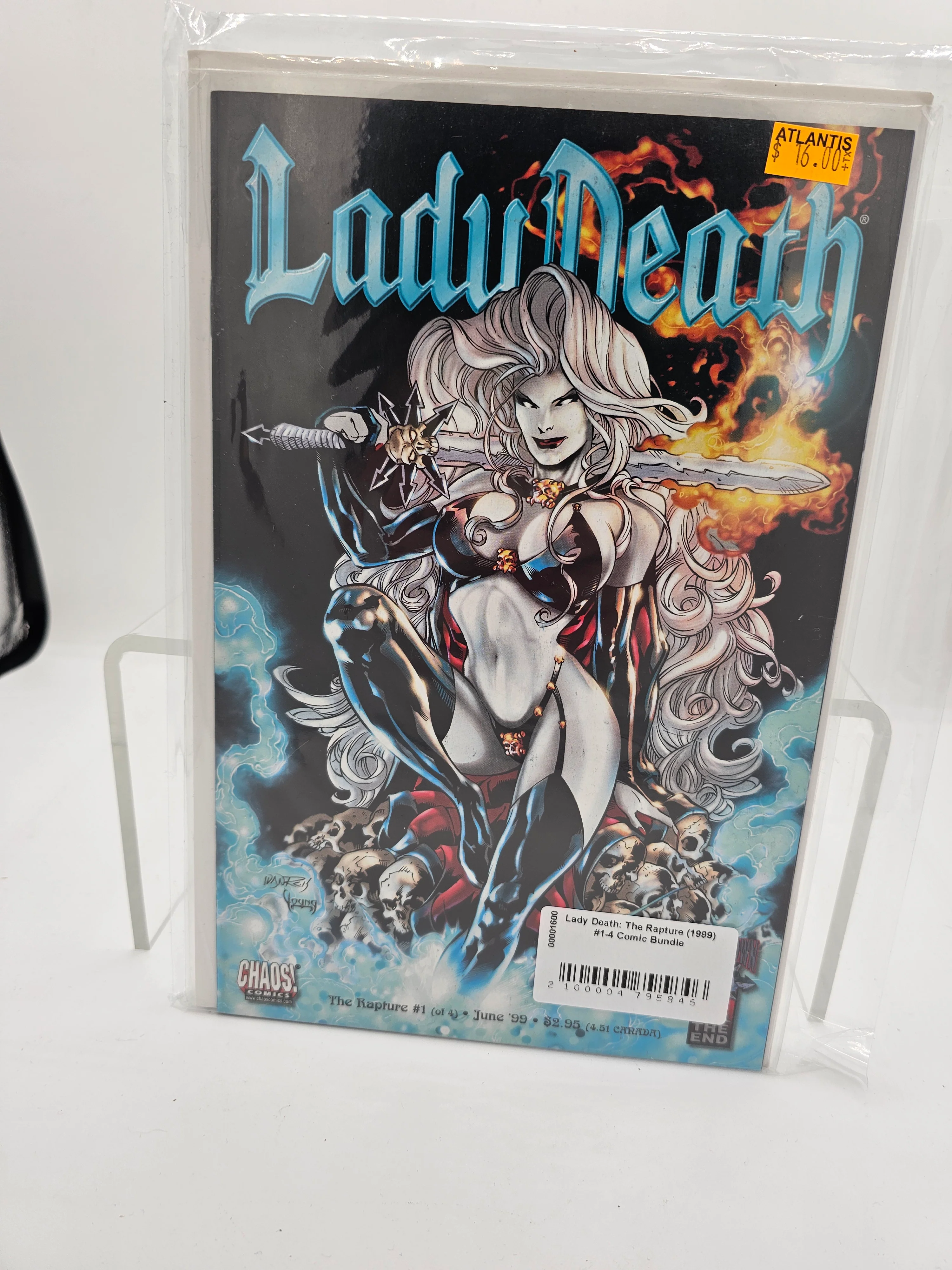 Lady Death: The Rapture (1999) #1-4 Comic Bundle