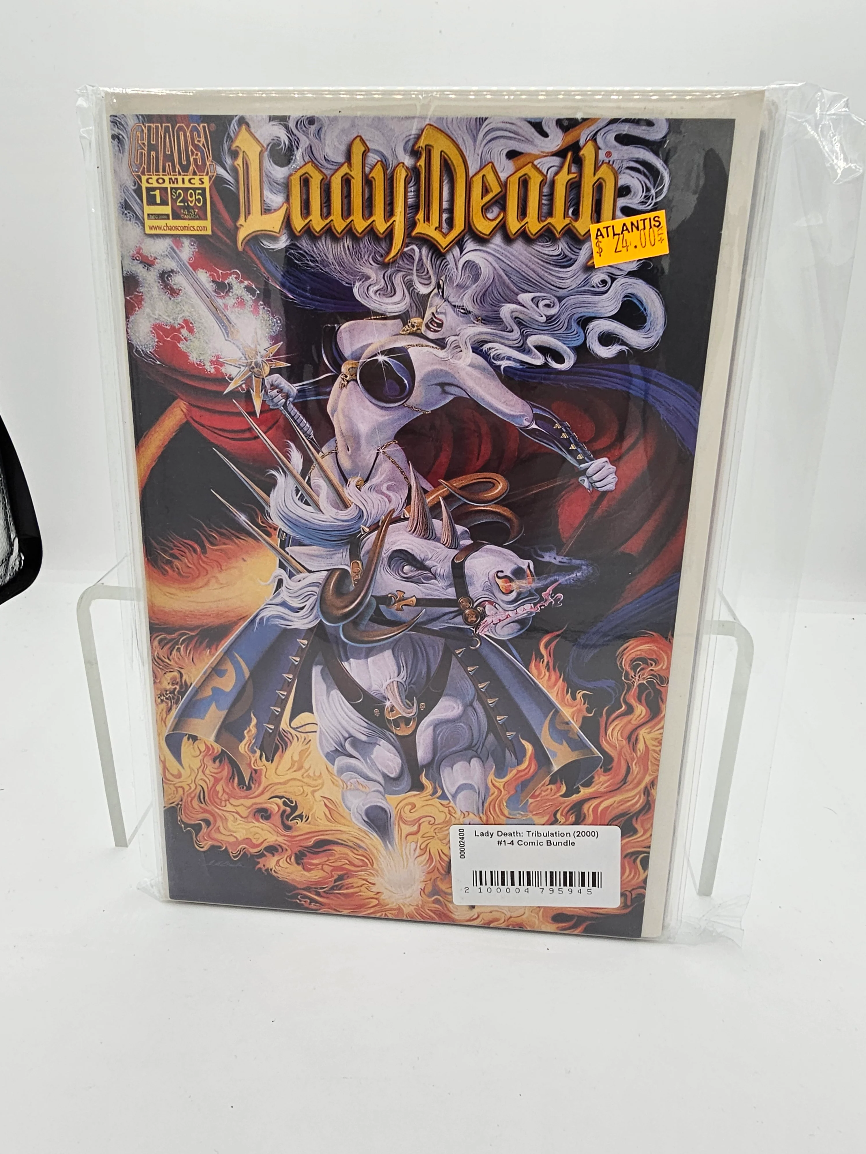 Lady Death: Tribulation (2000) #1-4 Comic Bundle