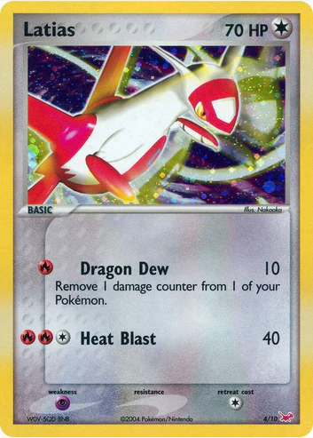 Latias - 004/010 Common Holofoil Near Mint