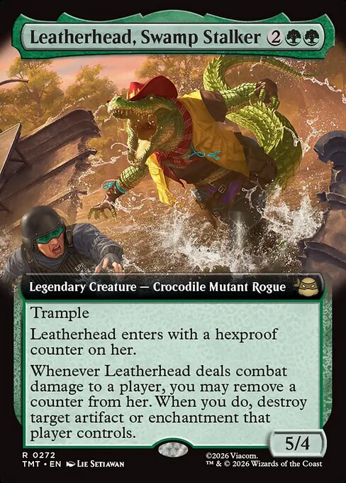 Leatherhead, Swamp Stalker [ #0272 Extended Art ] (TMT-R) - Image 2
