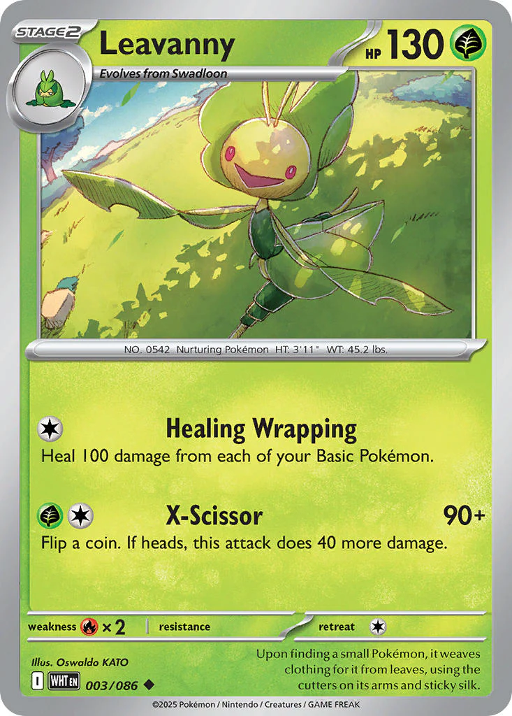 Leavanny (Poke Ball Pattern) - 003/086 (WHT) Uncommon