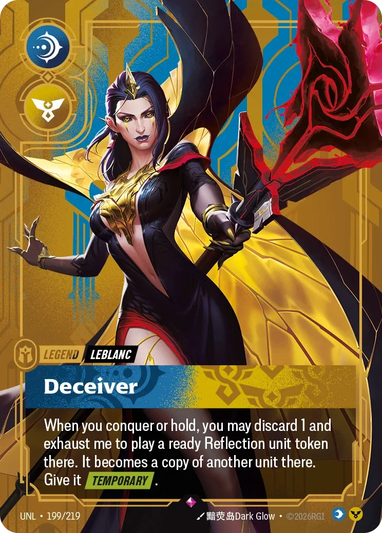 LeBlanc - Deceiver - 199/219 (UNL)  Rare