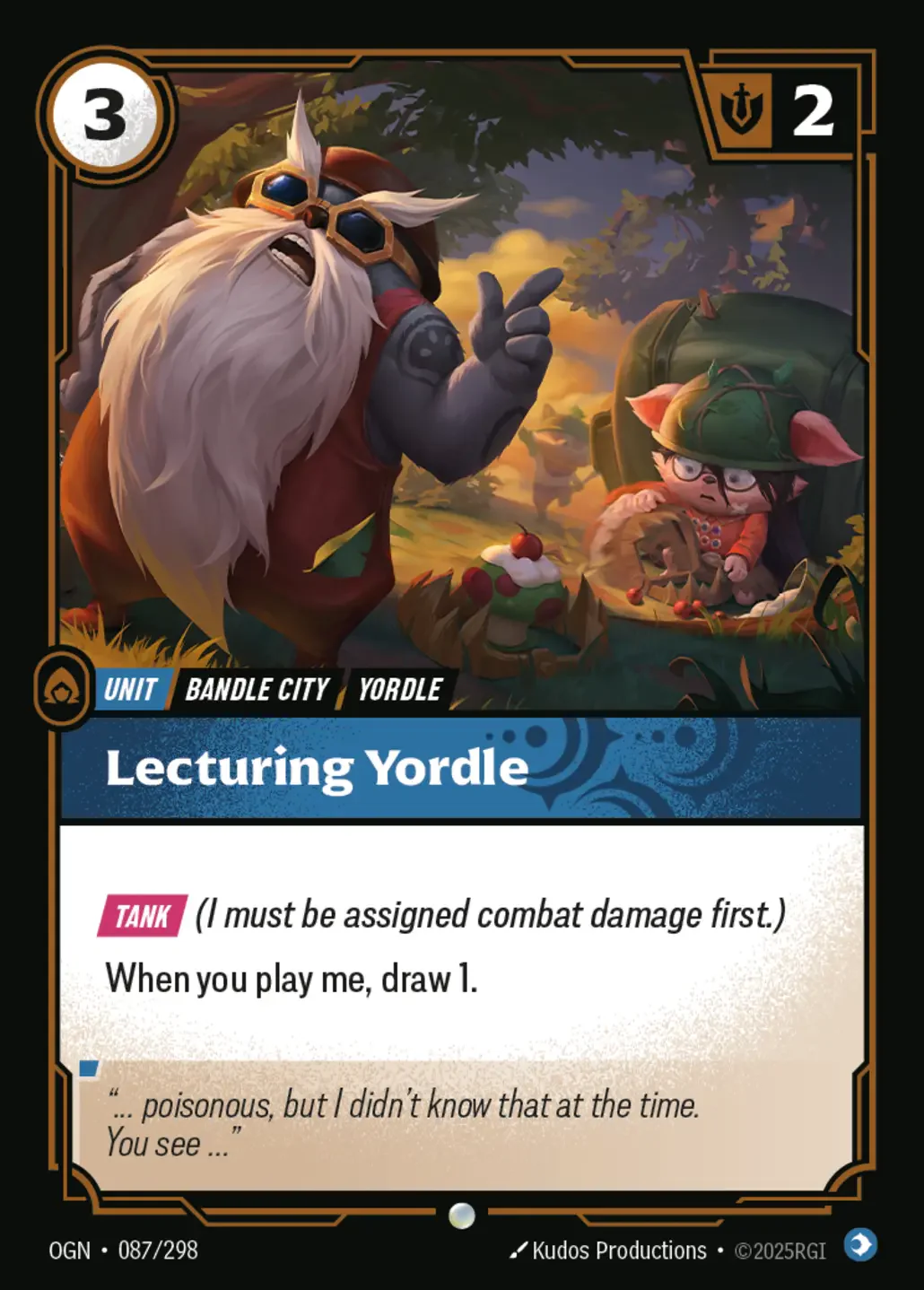 Lecturing Yordle - 087/298 (OGN) Common