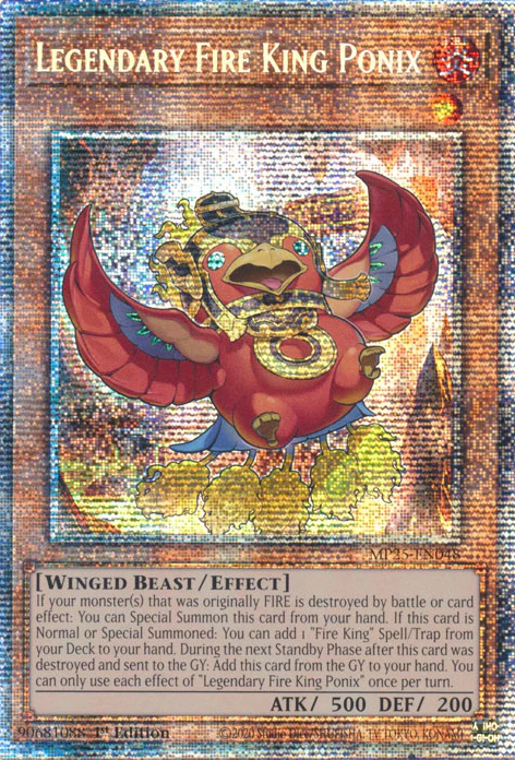 Legendary Fire King Ponix (MP25-EN048)