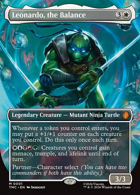Leonardo, the Balance [ #0001 Borderless ] (TMC-M)