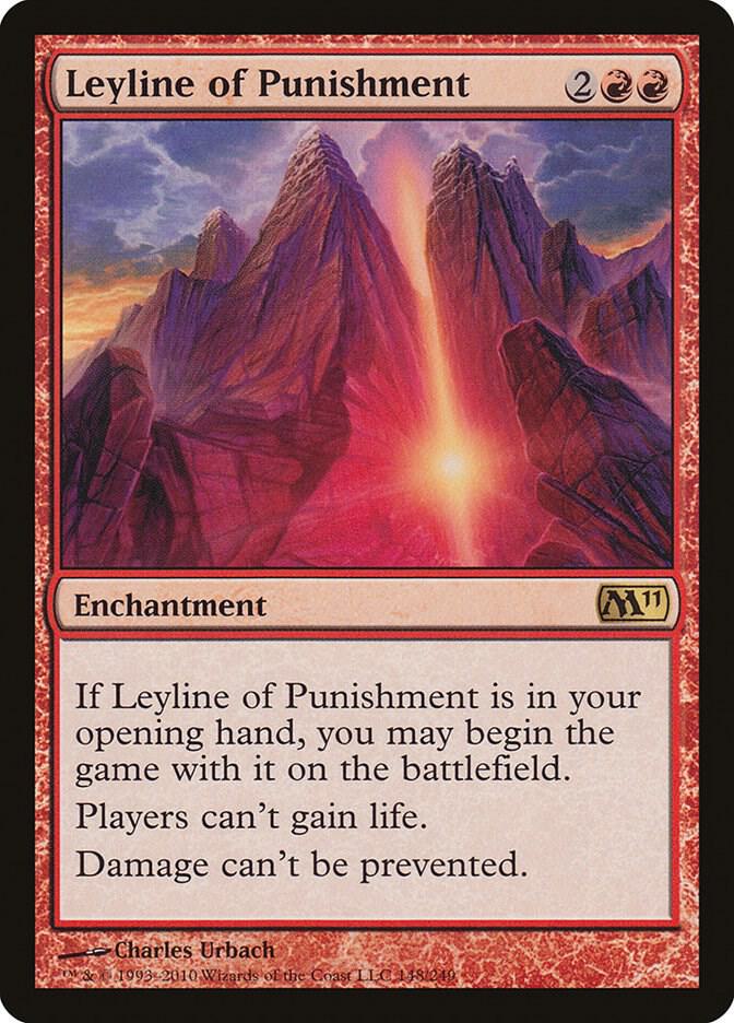 Leyline of Punishment (M11-R) Light Play