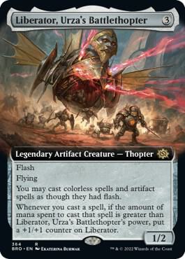 Liberator, Urza's Battlethopter [#364 Extended Art] (BRO-R) Light Play