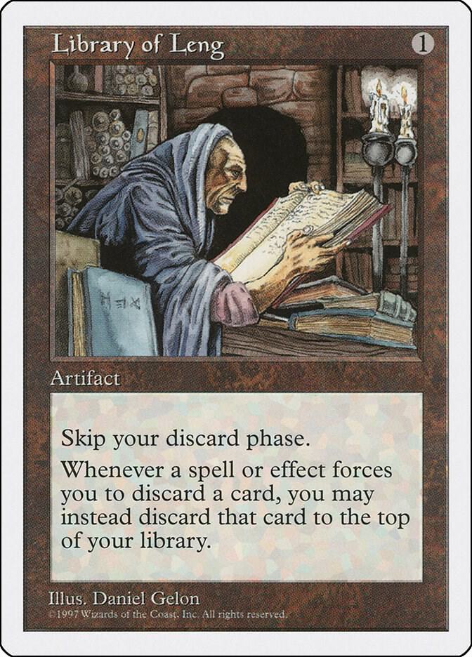 Library of Leng (5ED-U) Moderate Play