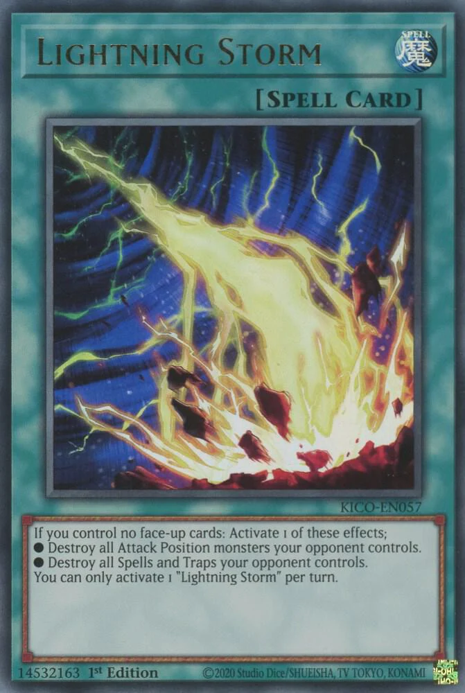 Lightning Storm (KICO-EN057) Ultra Rare - 1st Edition