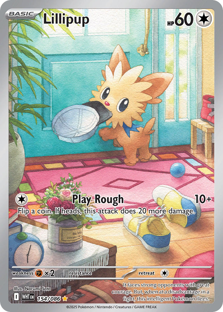 Lillipup - 154/086 (WHT) Illustration Rare