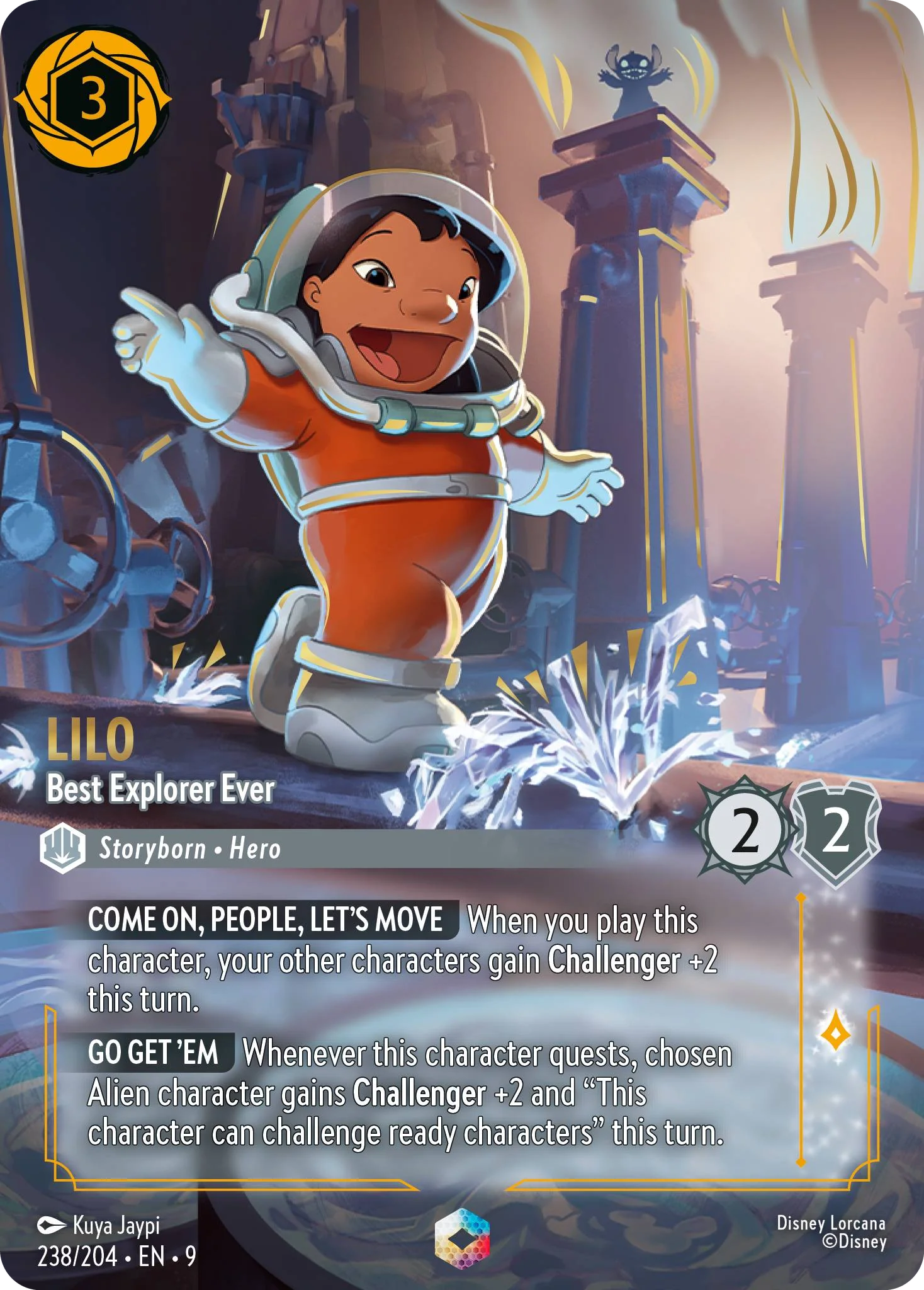 Lilo - Best Explorer Ever (Fabled - 238/204)  Enchanted