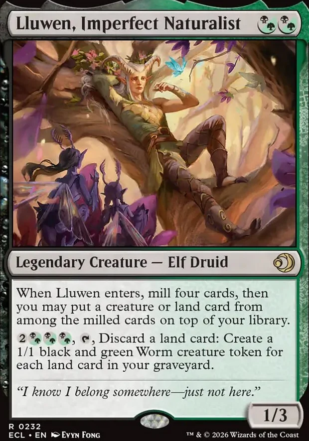 Lluwen, Imperfect Naturalist [ #0232 ] (ECL-R) - Image 2
