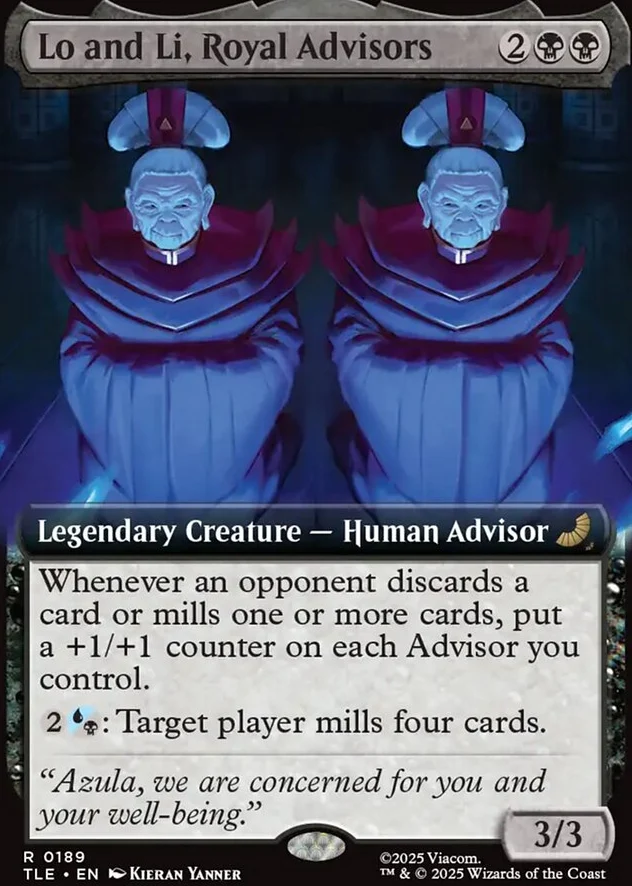 Lo and Li, Royal Advisors [ #0189 Extended Art ] (TLE-R)