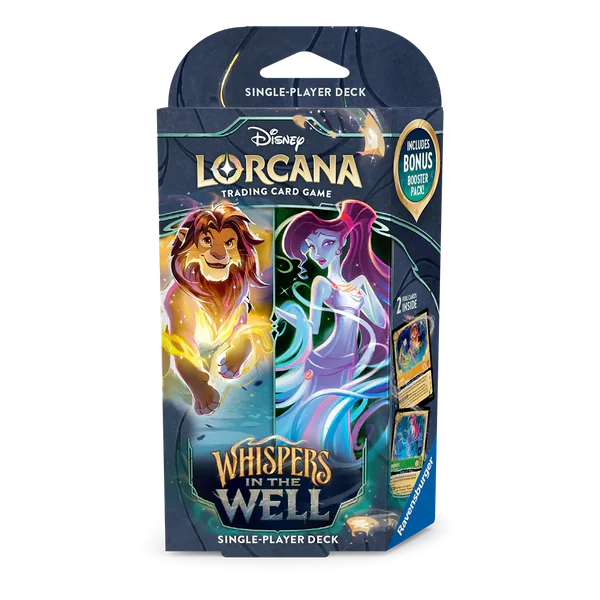 Lorcana TCG: Set 10 Whispers in the Well - Starter Deck: Amber & Emerald