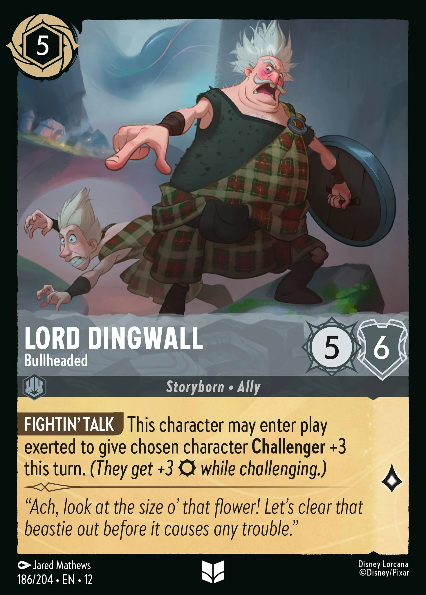 Lord Dingwall - Bullheaded (Wilds Unknown - 186/204) Uncommon